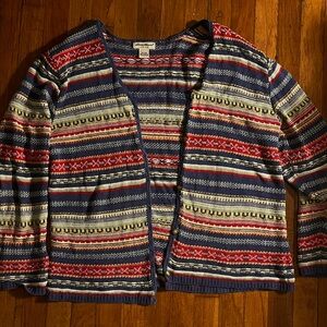 Eddie Bauer Striped Cardigan